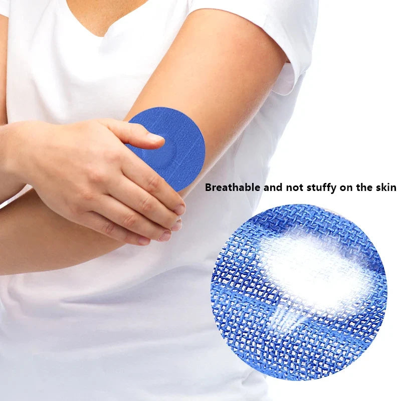 10Pcs Waterproof Adhesive Patches Sensor Patch Glucose Meter Sensor Fixing Sticker Long Lasting Blood Glucose Monitoring