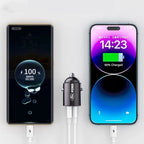100W Car Charger Lighter PD Fast Charging Mini Car Phone Charger For Ford Escape Kuga Mondeo Ecosport Fiesta Focus 2 3 MK1 MK2