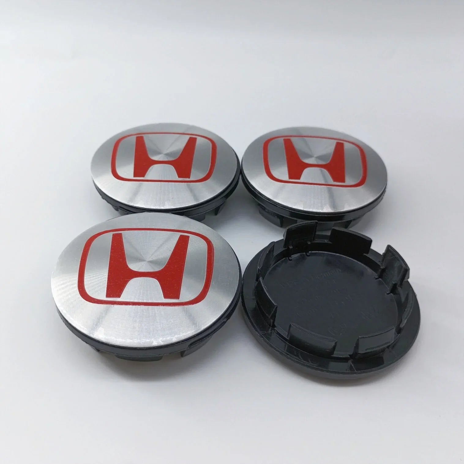 4pcs65mm 68mm For H Honda Mugen Pilot TypeR TypeS Insight CarStyling Wheel Center Hub Caps Cover Replacement Accessoriesstickers