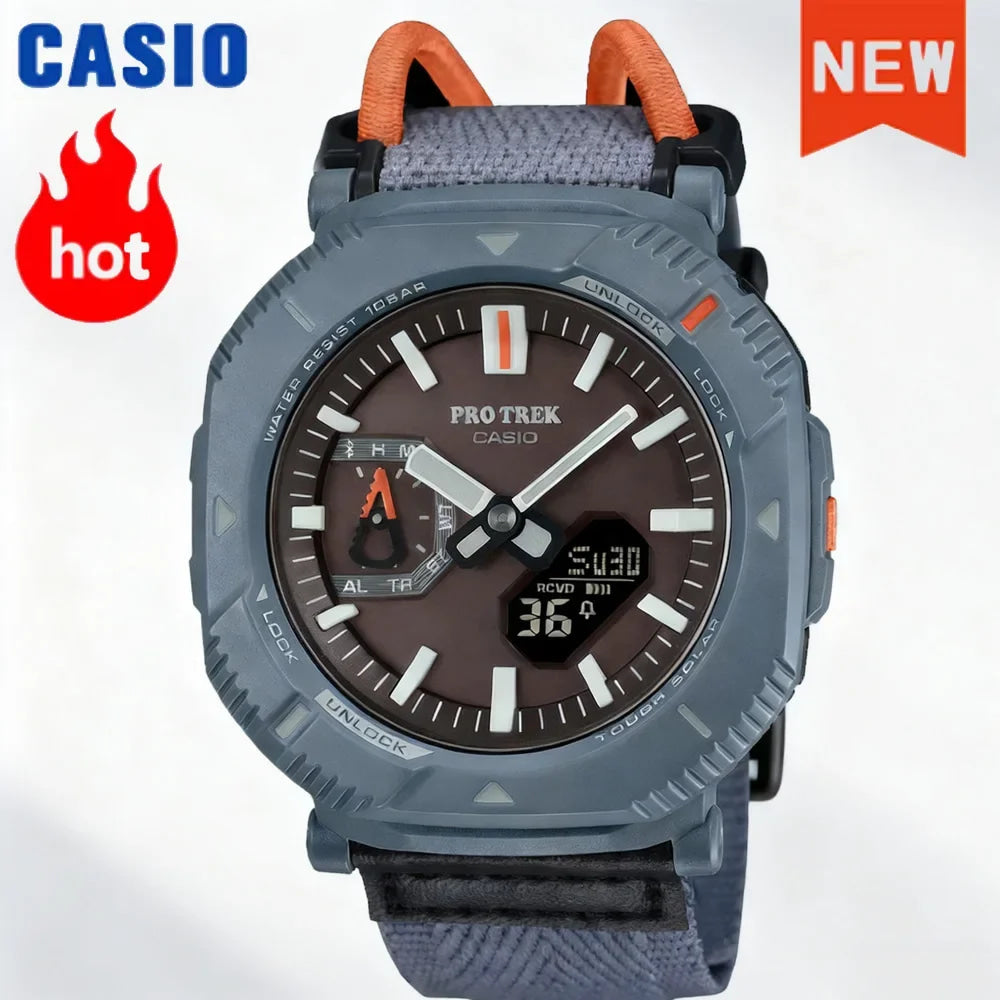 2026 vip Casio GA-2100 men's watch series G-SHOCK small steel cannon series genuine black gold waterproof sports couple watch