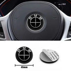 45mm Car Steering Wheel Emblem Sticker Accessories For BMW E36 E39 E46 E53 E60 E90 E83 F10 F20 F21 F30 F35 M3 M5 X1 X3 X4 X5 X6