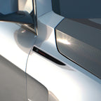1 Pair Car Side Fender Knife Stickers Emblem Badge Decals Trim Styling for Mercedes Benz AMG W203 W206 W220 W205 W211 W212 W201