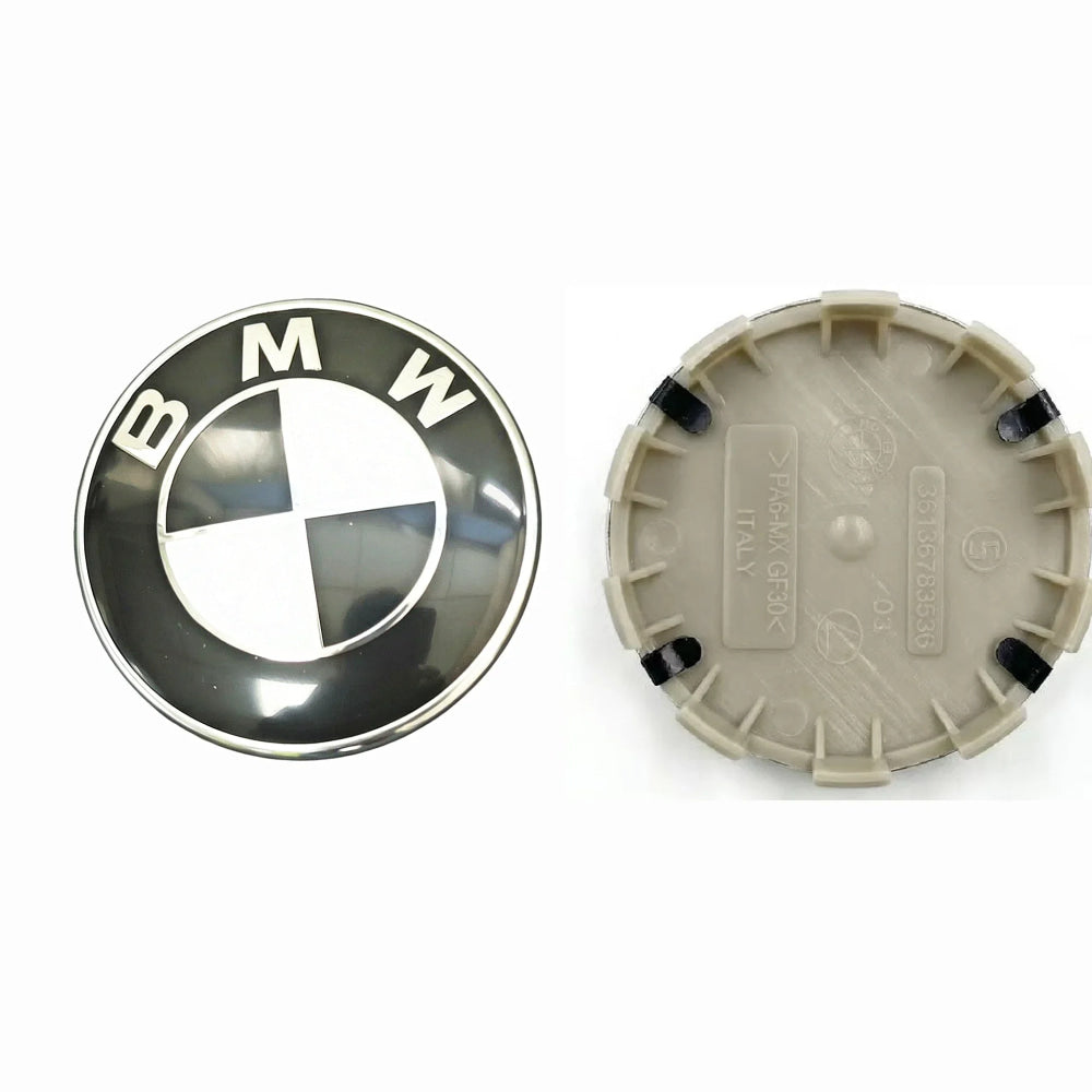 BMW GROUP 4Pcs 56/68mm Car Wheel Center Hub Cap For BMW E87 M Performance E36 E46 E60 E90 E91 E92 E93 F30 F20 M3 Car Accessories