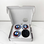 4Pcs For Bmw 50th Anniversary E36 F20 E46 E39 E38 E90 E60 E87 E34 E53 X3 X5 X6 M2 Floating 68mm 56MM Car Wheel Hub Center Cap