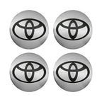 4pcs 56mm Car Styling Wheel Center Hub Caps Stickers Badge Emblem Decoration Decal For Toyota Corolla Auris Yaris CHR Rav4 Hilux