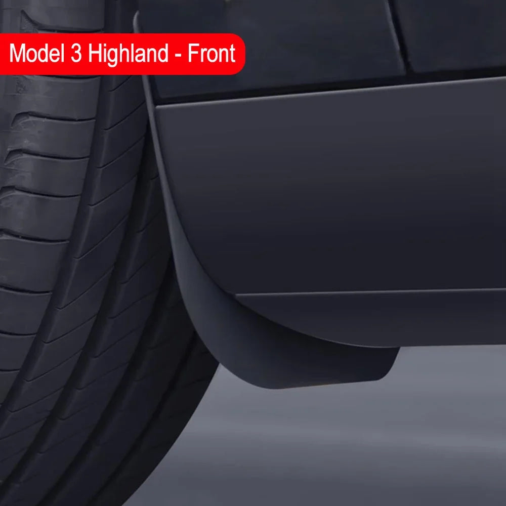 Protect Paint Mud Flap for Tesla Model 3 Y Accessories 2025 2026 Mud Flaps Tire Splash Guard All Weather Car Mudflap Accessories