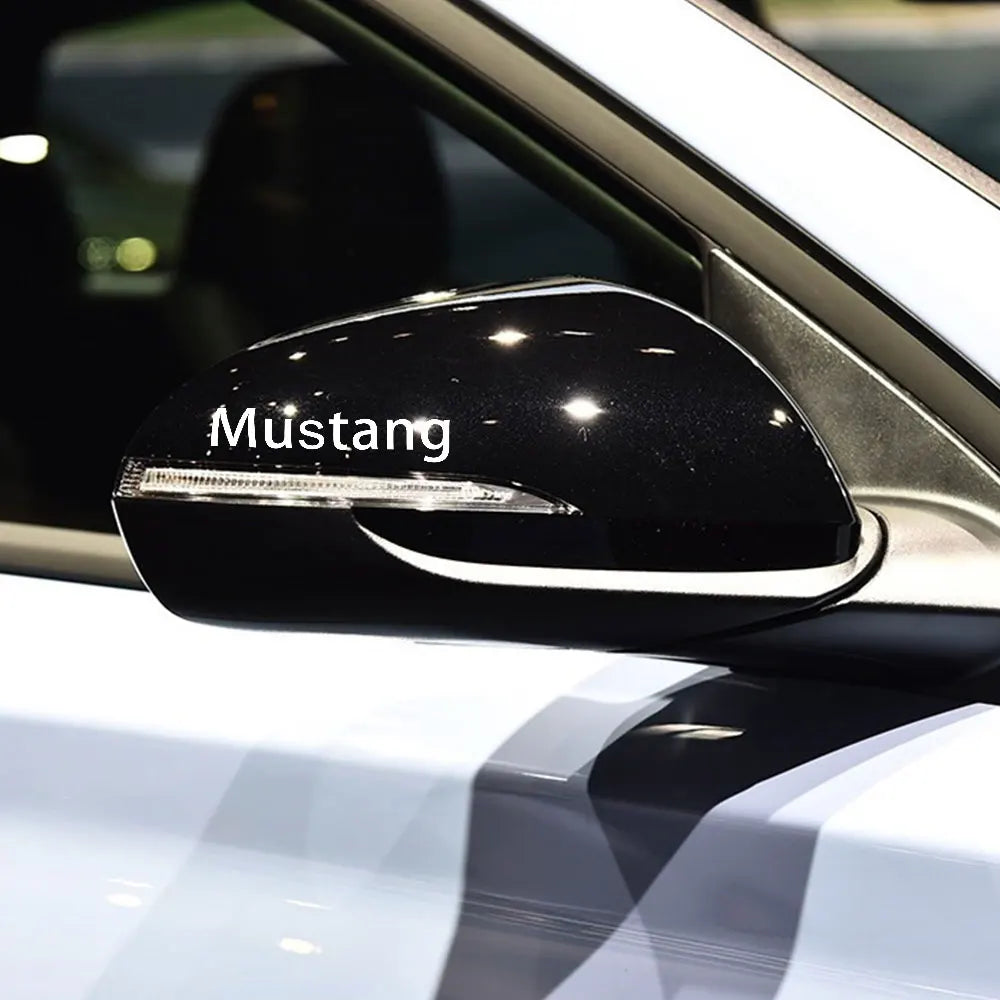 2pcs Car Emblem Stickers Window Body Trunk Badge Decoration Decal Accessories For Ford Focus Mustang Shelby Fiesta Kuga Fusion