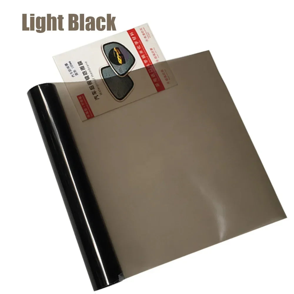 Película de tinte para faros de coche, 50x200cm, luz antiniebla ahumada, película de vinilo de PVC, tinte negro, película impermeable de vinilo para accesorios de motocicleta y automóvil