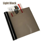 Película de tinte para faros de coche, 50x200cm, luz antiniebla ahumada, película de vinilo de PVC, tinte negro, película impermeable de vinilo para accesorios de motocicleta y automóvil