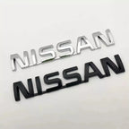 ABS Car Rear Trunk Letters Logo Badge Emblem Sticker For Nissan Qashqai Juke Pulsar Sentra Altima Patrol Micra Rogue Almera