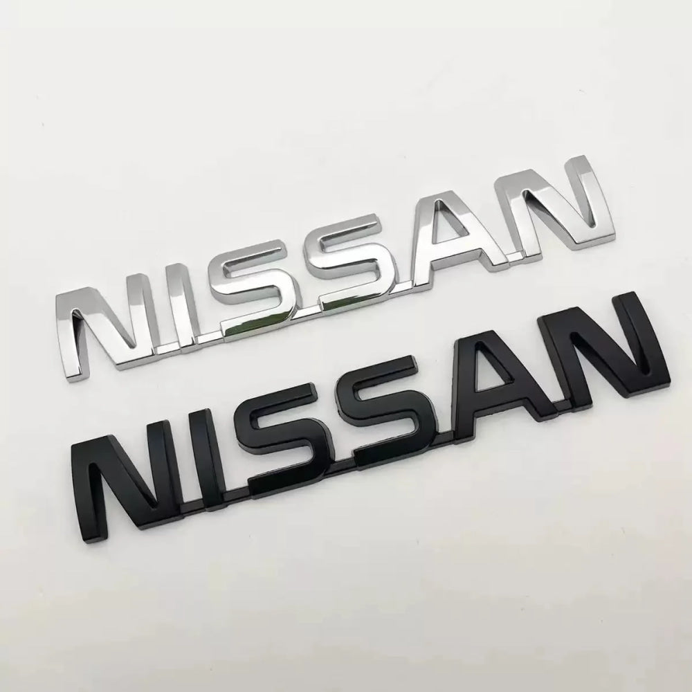 ABS Car Rear Trunk Letters Logo Badge Emblem Sticker For Nissan Qashqai Juke Pulsar Sentra Altima Patrol Micra Rogue Almera