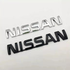 ABS Car Rear Trunk Letters Logo Badge Emblem Sticker For Nissan Qashqai Juke Pulsar Sentra Altima Patrol Micra Rogue Almera