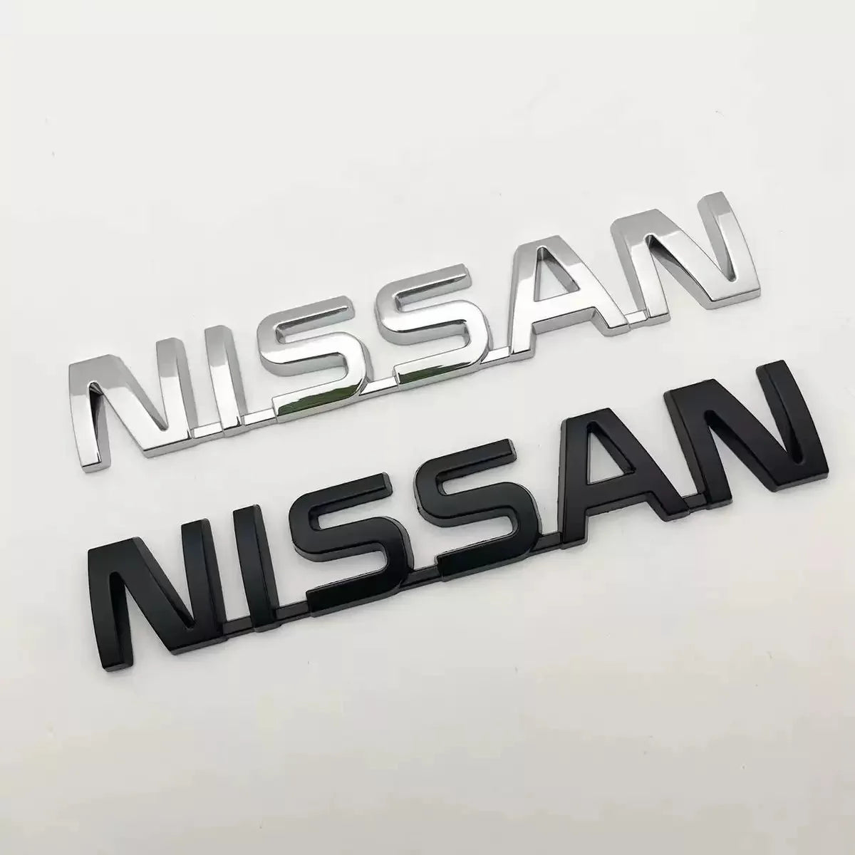 ABS Car Rear Trunk Letters Logo Badge Emblem Sticker For Nissan Qashqai Juke Pulsar Sentra Altima Patrol Micra Rogue Almera