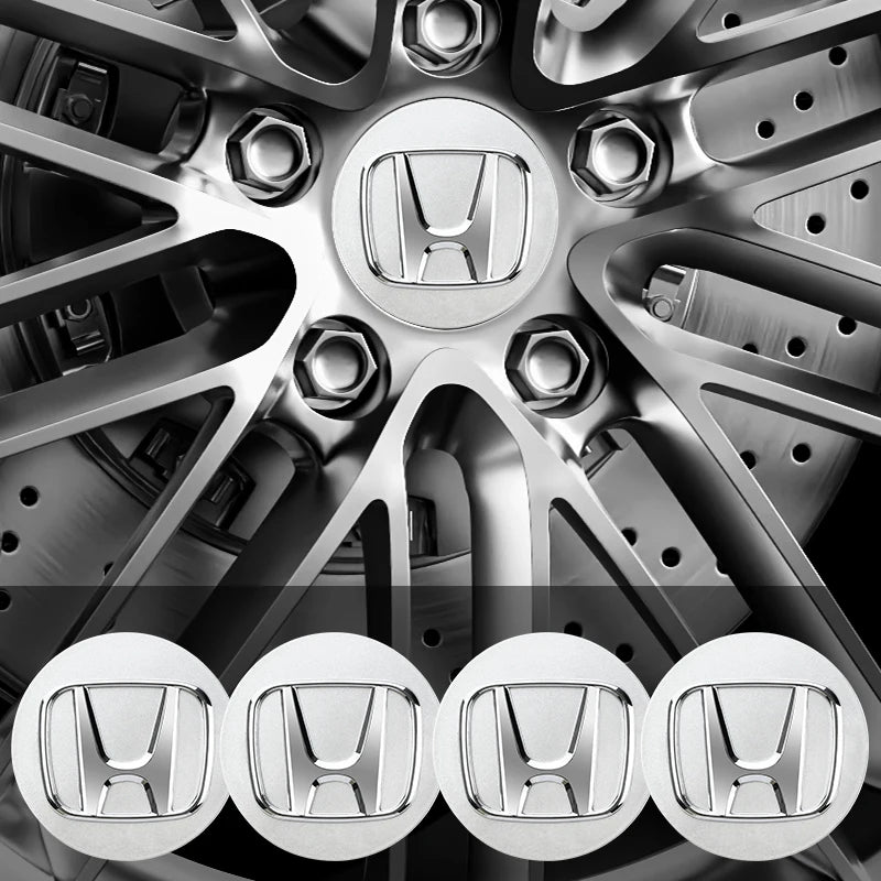 ABS Wheel Center Cap Wheels Tyre Car Wheel Center Cap Set Vehicles Cover For Honda Civic Fit Jazz Accord Pilot CRV Odyssey