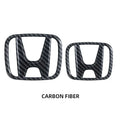 3D ABS Car Emblem Front Head Grill Hood Bonnet Emblem Rear Tail Bumper For Honda Civic 2006-2015 8th 9th 9.5th generation Civic