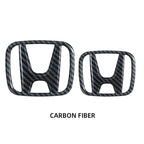 3D ABS Car Emblem Front Head Grill Hood Bonnet Emblem Rear Tail Bumper For Honda Civic 2006-2015 8th 9th 9.5th generation Civic