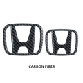 3D ABS Car Emblem Front Head Grill Hood Bonnet Emblem Rear Tail Bumper For Honda Civic 2006-2015 8th 9th 9.5th generation Civic