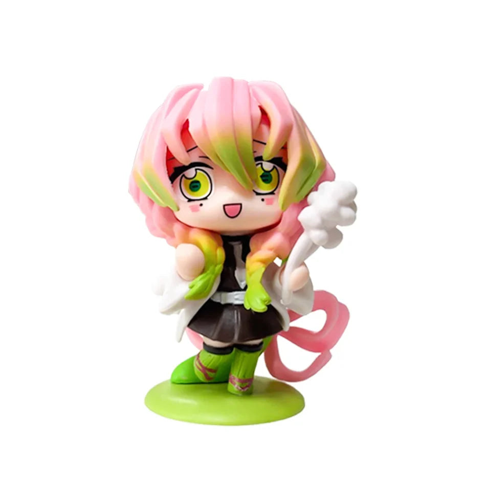 Demon Slayer Tanjiro Kamado Nezuko anime cartoon figure blind box creative personalized statue model ornament surprise gift box