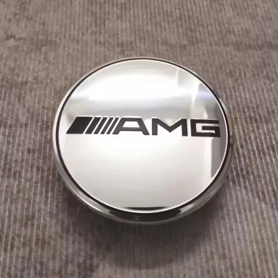 4PCS 75mm  Emblem Car Wheel Center Hub Cap Cover Badge For Mercedes AMG GLK GLE GLC W203 W206 W220 W205 W211 W212 201