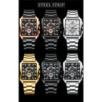 BINBOND Luxury quartz wristwatches luminous waterproof auto date chronograph men's watch business sport fashion casual reloj