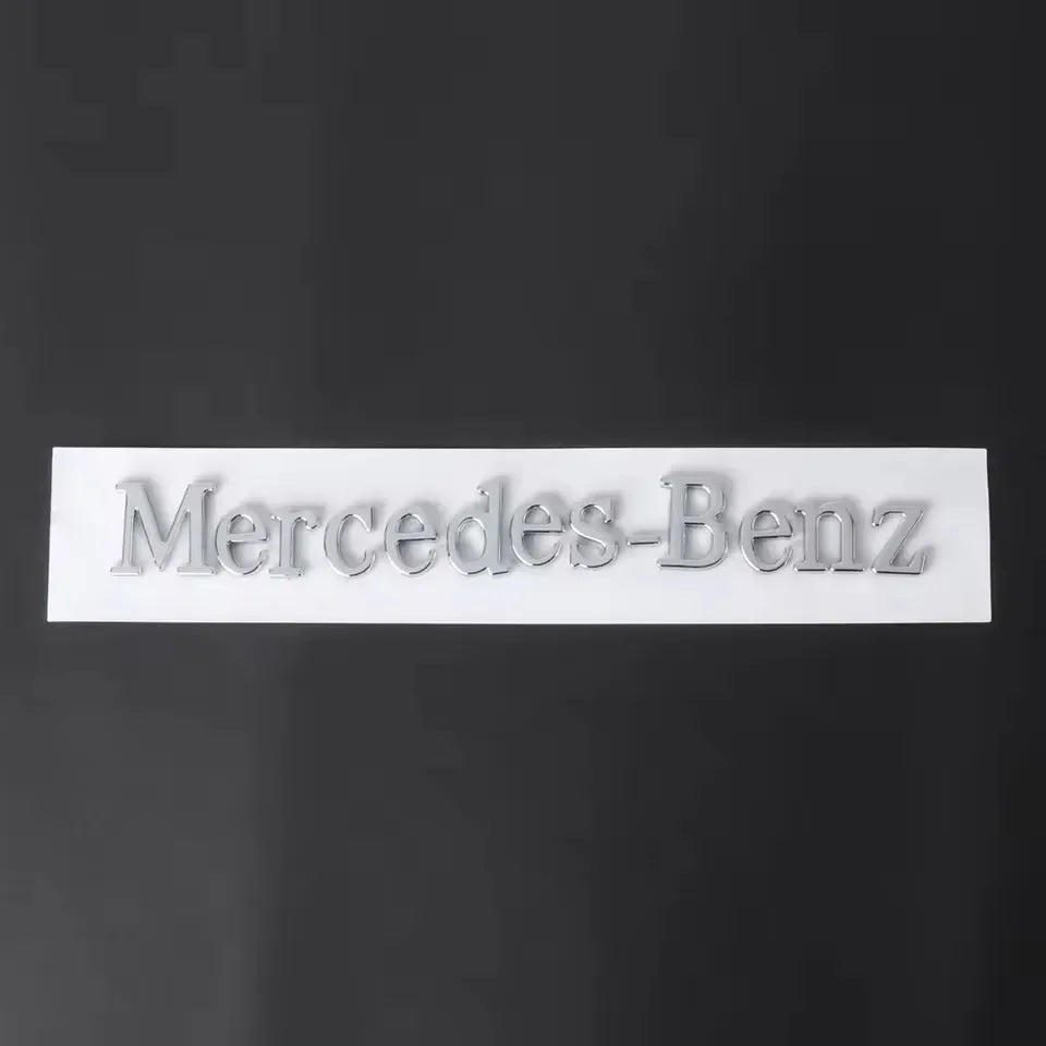 1pcs Car Badge Rear Trunk Body Sticker Emblem Decoration For Mercedes Benz AMG W108 W124 W126 W140 W205 W201