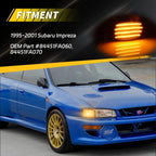 2X Front Corner Side Marker Light Parking Light Turn Signal Light LED For 1995 1996 1997 1998 1999 2000 2001 Subaru Impreza WRX