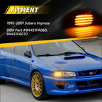2X Front Corner Side Marker Light Parking Light Turn Signal Light LED For 1995 1996 1997 1998 1999 2000 2001 Subaru Impreza WRX