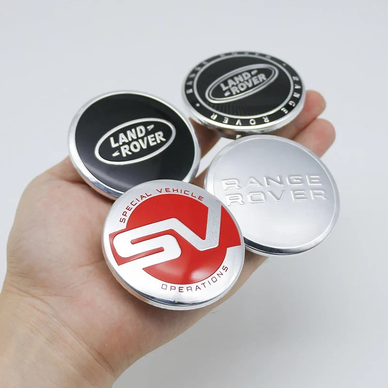 4Pcs 62mm Premium ABS Car Wheel Center Hub Caps Emblem Badge For Range Rover L322 L405 Evoque Discovery Velar SVR Accessories