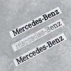 1pcs 3D ABS Car Badge Rear Trunk Body Sticker Emblem Decoration For Mercedes Benz AMG W108 W124 W126 W140 W205 W201