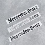 1pcs 3D ABS Car Badge Rear Trunk Body Sticker Emblem Decoration For Mercedes Benz AMG W108 W124 W126 W140 W205 W201