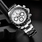 New PAGANI DESIGN PD1644 Luxury Men's Quartz Watch Automatic date Wristwatches Sport 100m Waterproof Chronograph Men Gift