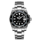 ADDIESDIVE Men's Classic Watch with Ceramic Bezel 200m Water Resistant Casual Quartz Watch BGW9 Blue Luminous Gift Watch MY-H3-2
