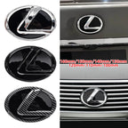 100/110/120/130/140/150/160mm Car Rear Trunk Emblem Front Grille Logo For Lexus ES RX NX LS UX LM LX GX LC RZ IS CT GS RC HS SC