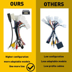 16PIN Radio Wire Harness For Toyota Corolla Highlander Camry Tundra Car Stereo Radio Power Harness Cable Wire Adapter JBL AMP