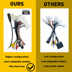 16PIN Radio Wire Harness For Toyota Corolla Highlander Camry Tundra Car Stereo Radio Power Harness Cable Wire Adapter JBL AMP