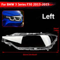 Car Headlight Lens Glass Lampshade Led Headlight For 13-15 BMW 3 Serie Headlight Cover F30 F35 Front Headlight Transparent Cover