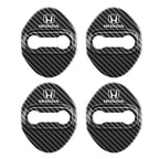 Stickers 4Pcs Car Door Lock Cover Stainless Steel Protector Cap For Honda Odyssey Spirior CR-V Civic HR-V City Accord