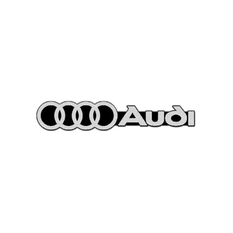 3D Aluminum Car Audio Logo Speaker Emblem Badge Sticker For Audi A3 A4 A5 A6 A7 A1 Q2 Q4 Q3 Q5 Q7 Q8 S3 S4 S5 S6 TT Accessories