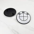 2pcs 74mm 82mm Car Front Hood Bonnet Emblem Rear Trunk Badge For BMW E30 E36 F34 F23 G14 G20 G30 X1 X2 X3 X5 M1 M2 Accessories