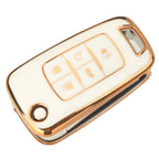 Jingyuqin 2/3/4/5 BTN suave TPU funda para llave de coche para Buick/Opel para Chevrolet Cruze Epica Lova Camaro Impala Aveo Malibu Sail Orlando