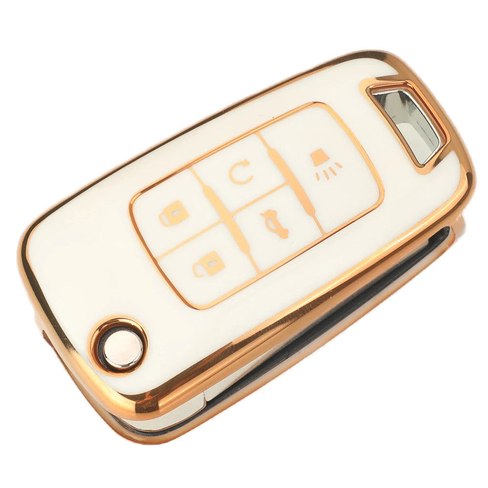 Jingyuqin 2/3/4/5 BTN suave TPU funda para llave de coche para Buick/Opel para Chevrolet Cruze Epica Lova Camaro Impala Aveo Malibu Sail Orlando