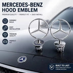 3D Star Bonnet Label Badge Car Front Hood Zinc Alloy Emblem for Mercedes Benz W213 W222 W223 E300 W205 W206 W212 W203 W204