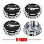 4Pcs 68mm Original Car Wheel Center Hub Caps Covers Hubcap accessories For Ford Focus Mustang Fiesta Mondeo Kuga Transit Escape