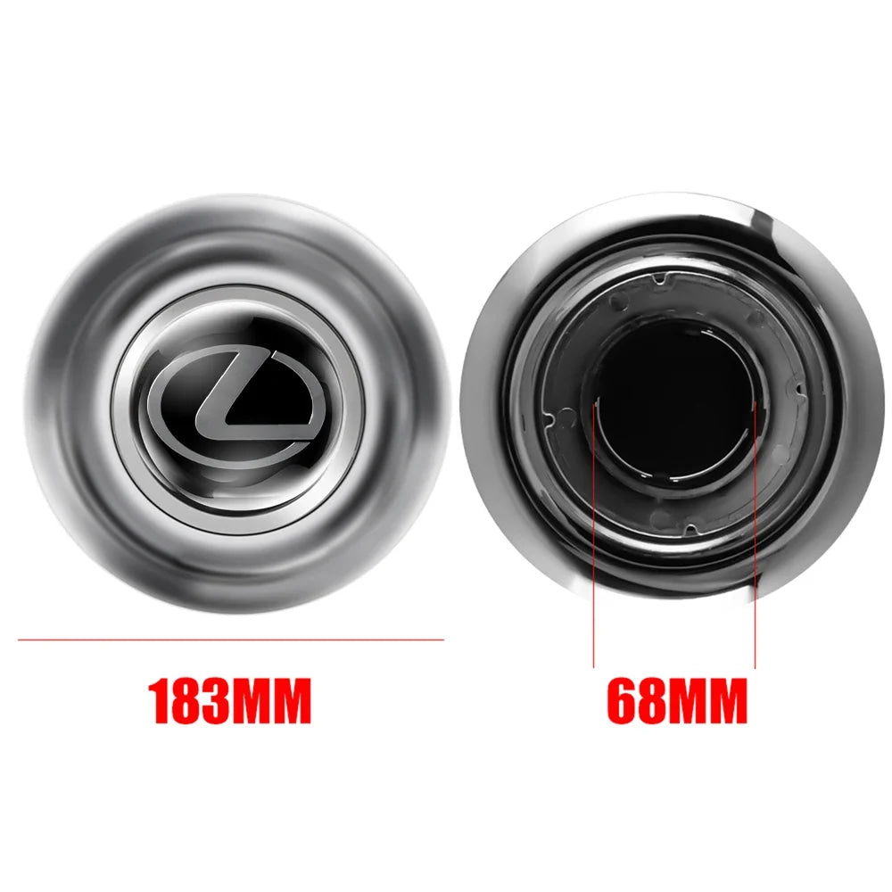 4PC For Lexus FSPORT IS200 ES300h ct200h RX350 IS300h IS250 Car Styling Wheel Tire Hub Cap Cover Badge Auto Exterior Accessories