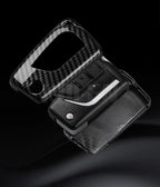 For Toyota Camry RAV4 Forturner Hilux Auris Corolla Avensis Verso Yaris Aygo Scion TC ABS Carbon Fiber Style Car Key Case Cover