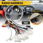16PIN Radio Wire Harness For Toyota Corolla Highlander Camry Tundra Car Stereo Radio Power Harness Cable Wire Adapter JBL AMP