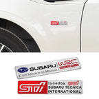 Aluminium Alloy Car Emblem Badge Sticker Decals Decoration For Subaru STI Impreza Legacy WRX BRZ Forester XV Outback Crosstrek