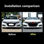 3Pcs Car Front Grille Rear Trunk Badge Steering Wheel Logo Sticker for Honda Accord Civic City XR-V CR-V Inspire Crider Envix