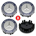 4Pcs 75MM for Mercedes Benz C E A B S Class GLE GLA GLB GLC GLS AMG W203 W204 W205 W176 W177 Floating Car Wheel Hub Center Caps