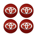 4pcs 56mm Car Styling Wheel Center Hub Caps Stickers Badge Emblem Decoration Decal For Toyota Corolla Auris Yaris CHR Rav4 Hilux